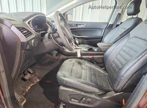 2FMPK3J99JBB70537 2018 FORD EDGE Burgundy Front interior view