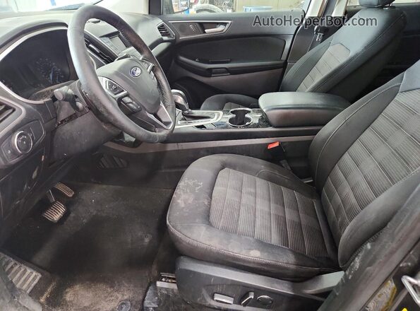 2FMPK3J99JBC44975 2018 FORD EDGE Gray Widok wnętrza z przodu