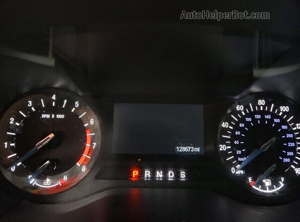 2FMPK3J99JBC44975 2018 FORD EDGE Gray Widok zestawu wskaźników