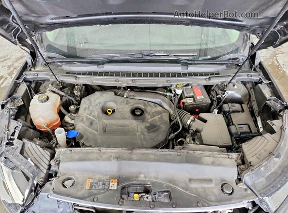 2FMPK3J99JBC44975 2018 FORD EDGE Gray Widok wnętrza z tyłu