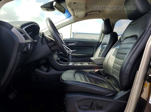 2FMPK3J99LBA45055 2020 FORD EDGE Black წინა სალონის ხედი