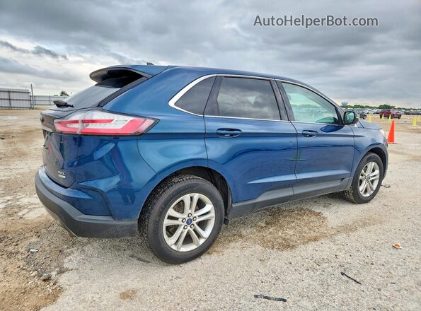 2FMPK3J99LBB07425 2020 FORD EDGE Blue Trasero derecho