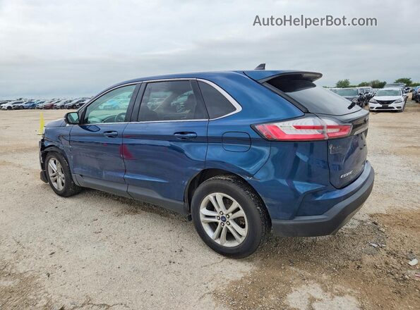 2FMPK3J99LBB07425 2020 FORD EDGE Blue Trasero izquierdo