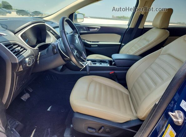 2FMPK3J99LBB07425 2020 FORD EDGE Blue Vista interior delantera