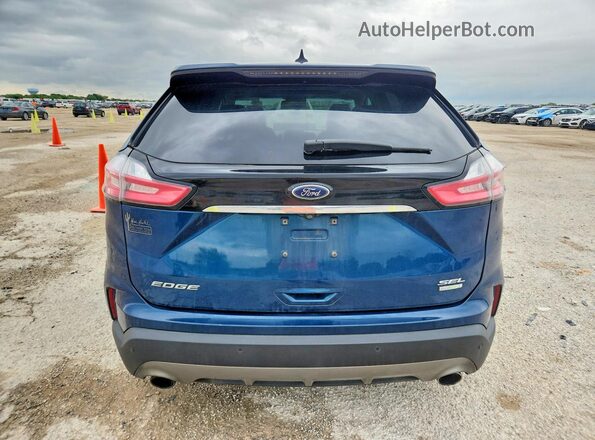 2FMPK3J99LBB07425 2020 FORD EDGE Blue Vista trasera