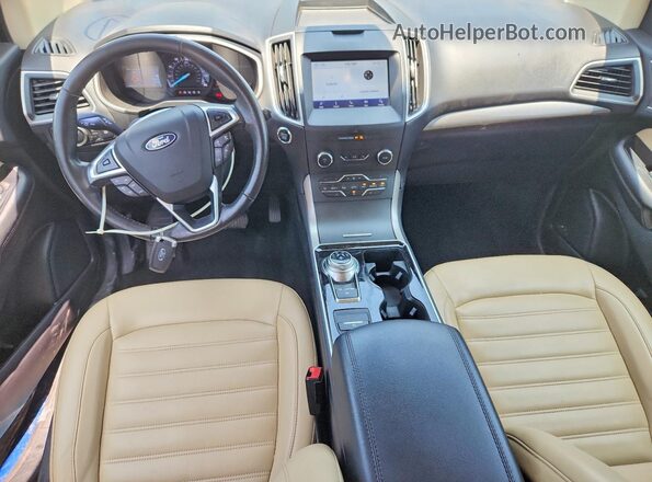 2FMPK3J99LBB07425 2020 FORD EDGE Blue Vista del salpicadero