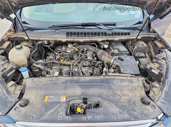 2FMPK3J99LBB07425 2020 FORD EDGE Blue Vista del compartimento del motor