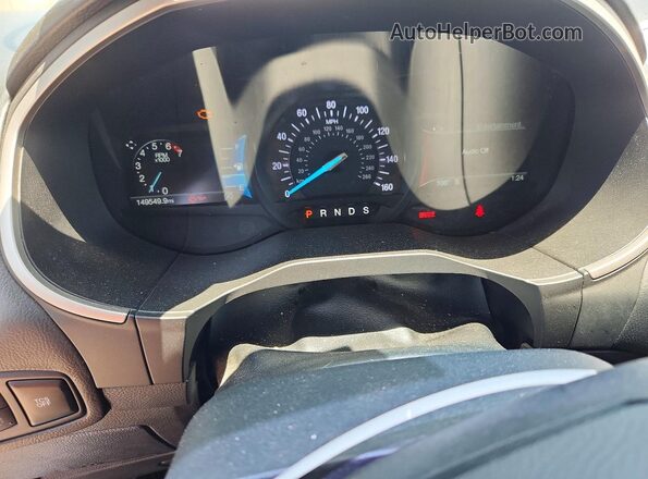 2FMPK3J99LBB07425 2020 FORD EDGE Blue Vista del cuadro de instrumentos