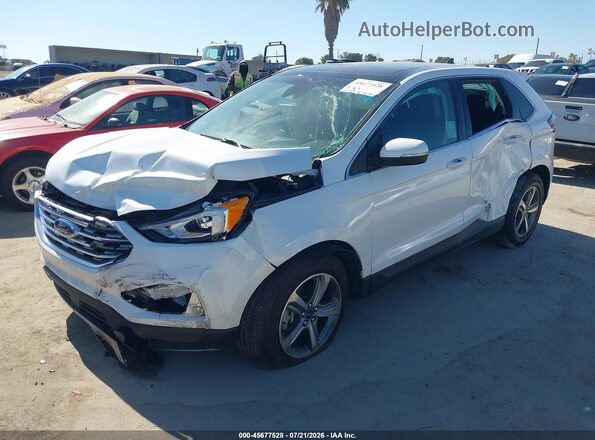 2FMPK3J99LBB45379 2020 FORD EDGE White Vista tres cuartos delantera izquierda