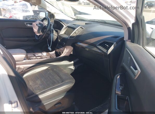 2FMPK3J99LBB45379 2020 FORD EDGE White Vista interior delantera