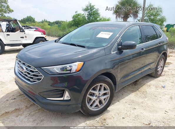 2FMPK3J99MBA11845 2021 FORD EDGE Gray Front left