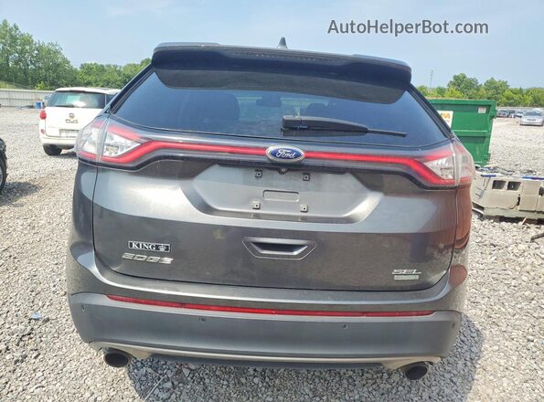 2FMPK3J9XHBB02029 2017 FORD EDGE Charcoal უკანა ხედი