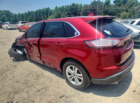 2FMPK3J9XHBB09658 2017 FORD EDGE Red Задня ліва чверть