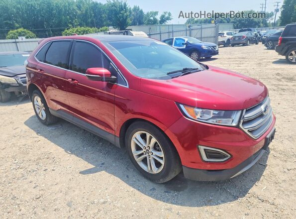 2FMPK3J9XHBB09658 2017 FORD EDGE Red Передня права чверть