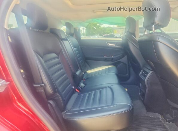 2FMPK3J9XHBB09658 2017 FORD EDGE Red Вид задньої частини салону