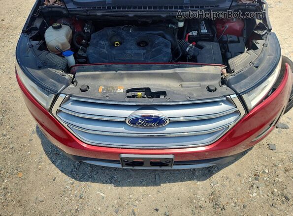 2FMPK3J9XHBB09658 2017 FORD EDGE Red Вид підкапотного простору