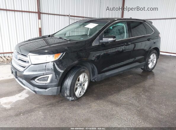 2FMPK3J9XHBC10618 2017 FORD EDGE Black Vista tres cuartos delantera izquierda