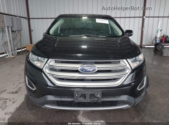 2FMPK3J9XHBC10618 2017 FORD EDGE Black Vista del cuadro de instrumentos
