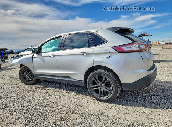 2FMPK3J9XJBB63628 2018 FORD EDGE Silver Trasero izquierdo