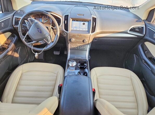 2FMPK3J9XKBB19310 2019 FORD EDGE Tan Vista del salpicadero