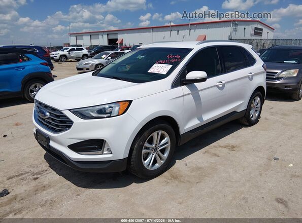 2FMPK3J9XKBB50041 2019 FORD EDGE White Vista tres cuartos delantera izquierda