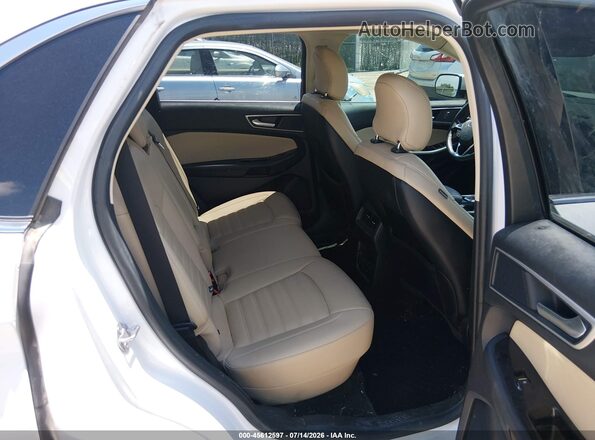 2FMPK3J9XKBB50041 2019 FORD EDGE White Vista de la etiqueta del VIN