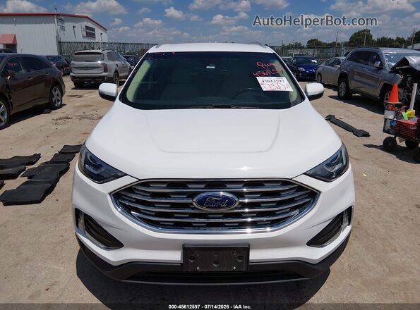 2FMPK3J9XKBB50041 2019 FORD EDGE White Vista del cuadro de instrumentos