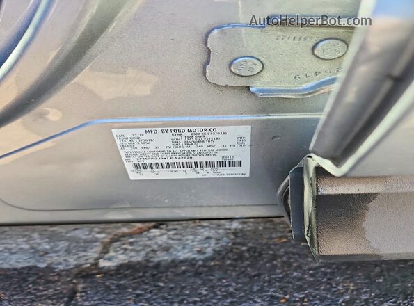 2FMPK3J9XLBA42620 2020 FORD EDGE Gray Vista de la etiqueta del VIN