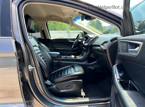2FMPK3J9XLBA74161 2020 FORD EDGE Gray წინა სალონის ხედი
