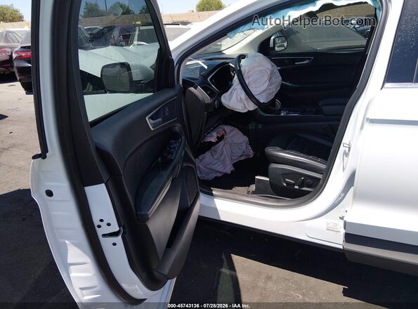 2FMPK3J9XLBA92367 2020 FORD EDGE White Widok wnętrza z przodu