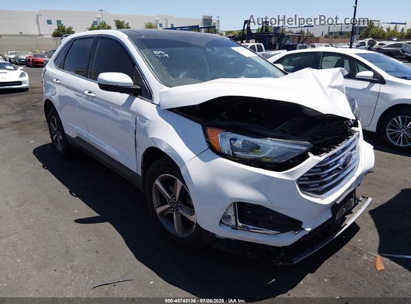 2FMPK3J9XLBA92367 2020 FORD EDGE White Widok wnętrza 360 stopni