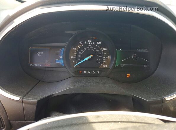 2FMPK3K80GBB04831 2016 FORD EDGE Угольный Вид щитка приборов