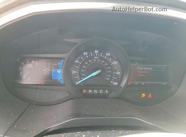 2FMPK3K80JBC51139 2018 FORD EDGE Gray Vista del cuadro de instrumentos