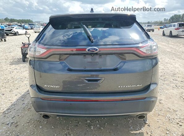 2FMPK3K80JBC51139 2018 FORD EDGE Gray Vista trasera