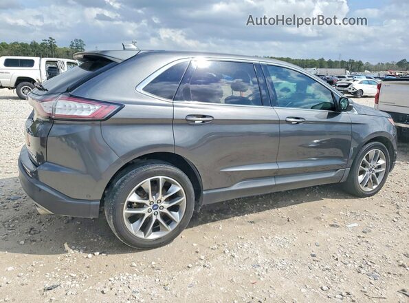 2FMPK3K80JBC51139 2018 FORD EDGE Gray Trasero derecho