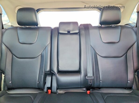 2FMPK3K82GBC33802 2016 FORD EDGE Gray Vista de los asientos traseros