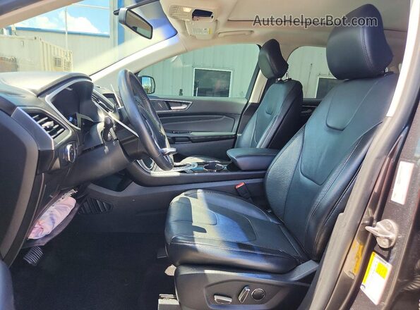 2FMPK3K82GBC33802 2016 FORD EDGE Gray Vista interior delantera