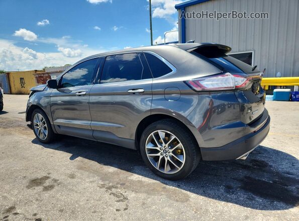 2FMPK3K82GBC33802 2016 FORD EDGE Gray Trasero izquierdo