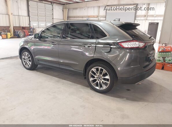 2FMPK3K82HBC40542 2017 FORD EDGE Gray Задня ліва чверть