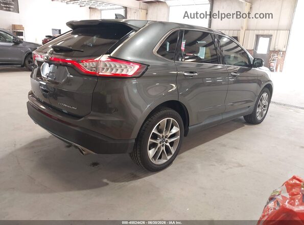 2FMPK3K82HBC40542 2017 FORD EDGE Gray Задня права чверть