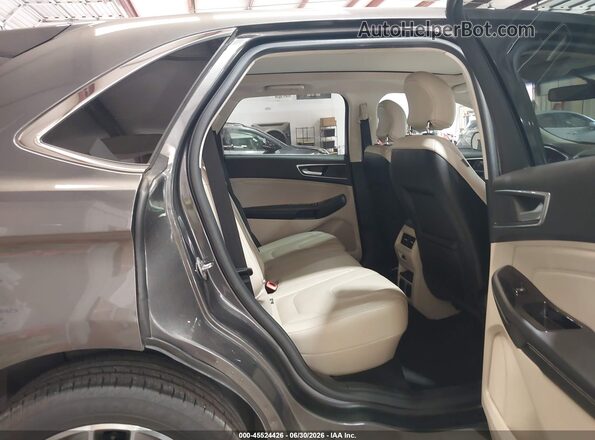 2FMPK3K82HBC40542 2017 FORD EDGE Gray Вид наклейки з VIN-кодом