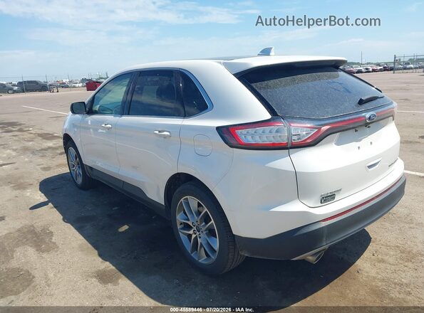 2FMPK3K83HBC09848 2017 FORD EDGE White უკანა მარცხენა