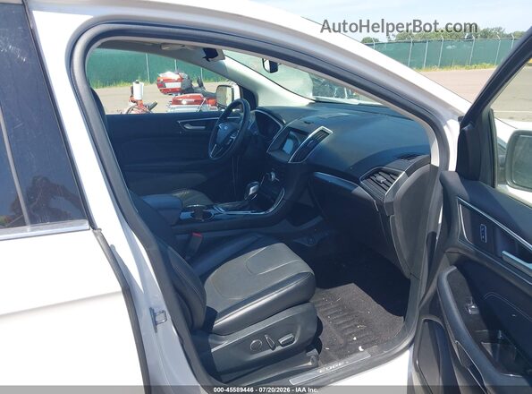 2FMPK3K83HBC09848 2017 FORD EDGE White წინა სალონის ხედი