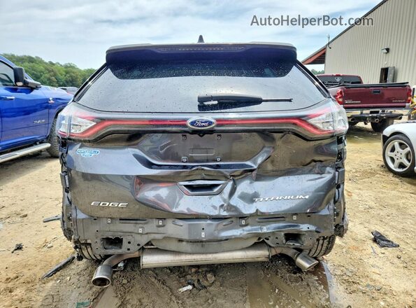 2FMPK3K83HBC58922 2017 FORD EDGE Gray Widok z tyłu