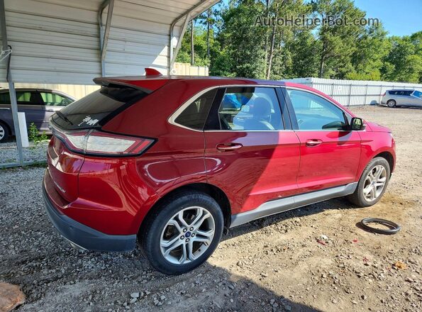 2FMPK3K84GBB76650 2016 FORD EDGE Red Tył prawy