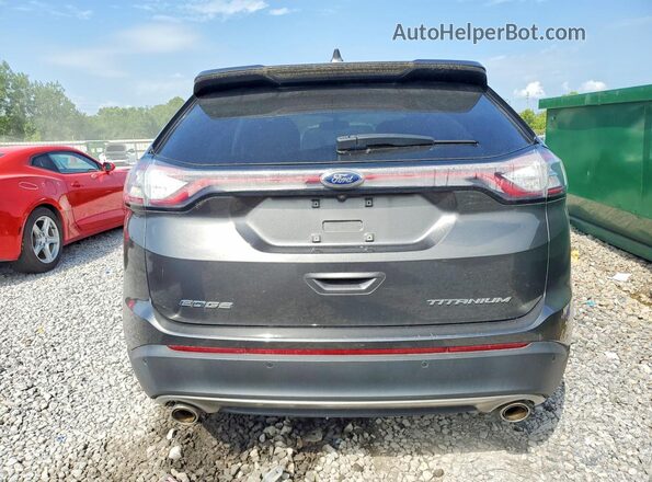 2FMPK3K84JBC30245 2018 FORD EDGE Silver Հետևի տեսք