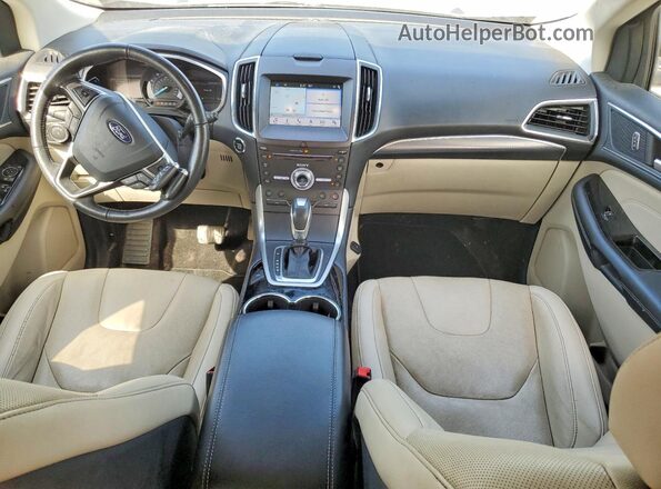 2FMPK3K84JBC30245 2018 FORD EDGE Silver Առջևի վահանակի տեսք
