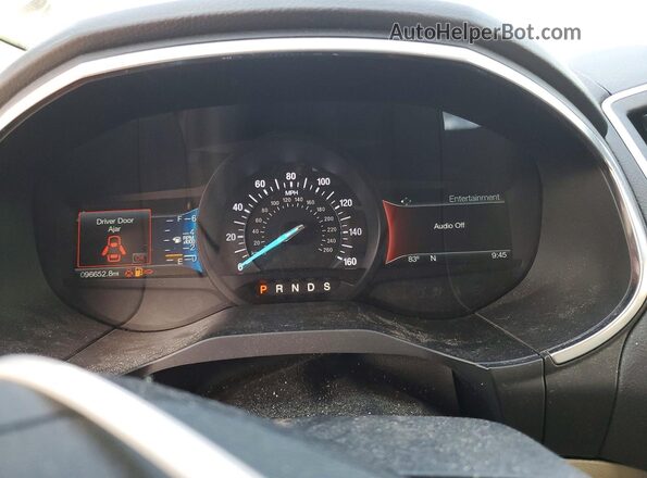 2FMPK3K84JBC30245 2018 FORD EDGE Silver Սարքավորումների վահանակի տեսք