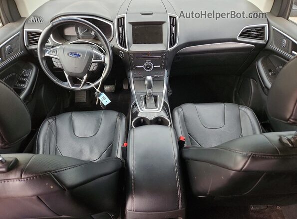 2FMPK3K85GBB27456 2016 FORD EDGE Серый Вид панели приборов
