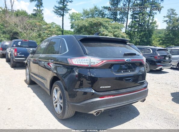 2FMPK3K85JBC32974 2018 FORD EDGE Black უკანა მარცხენა